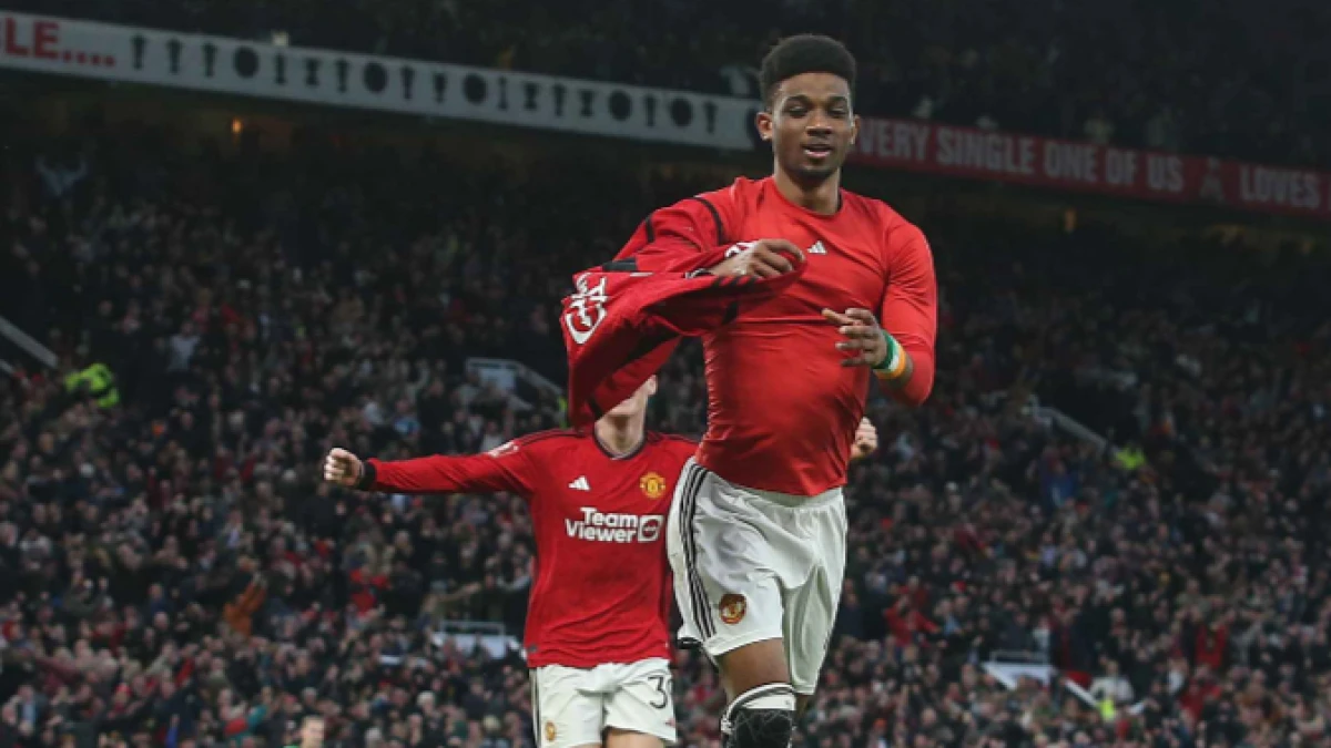 Amad Diallo Bobol Gawang Liverpool Meski dalam Kondisi Berpuasa