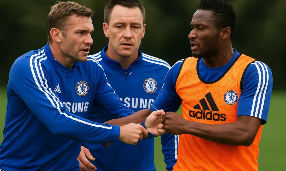 Kisah Pertikaian Panas di Sesi Latihan Chelsea: Dari Shevchenko Hingga Obi Mikel