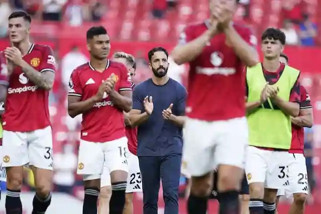 Ruben Amorim dan para pemain MU