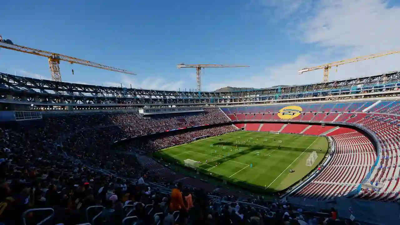 Penampakan Camp Nou, kandang Barcelona pada 7 November 2025